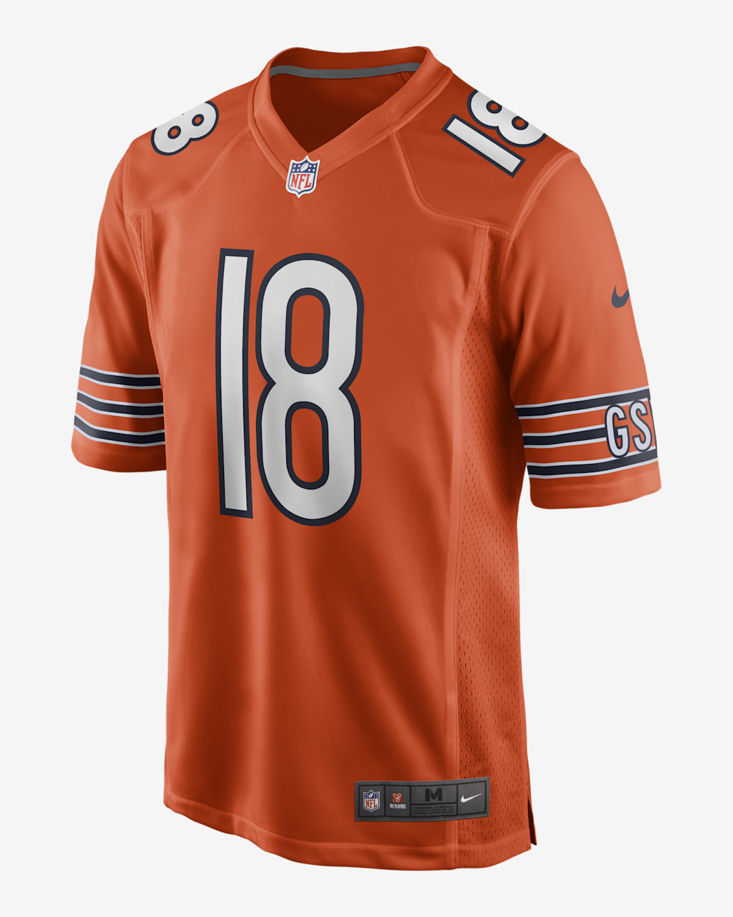 Caleb Williams Chicago Bears Men's Nike NFL Game Jersey - Orange
