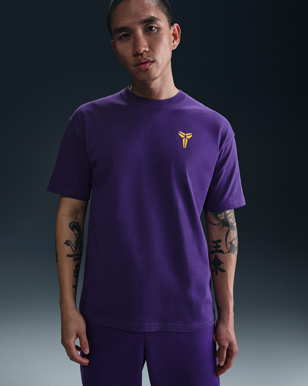 Kobe Men's Basketball T-shirt - Field Purple/Amarillo