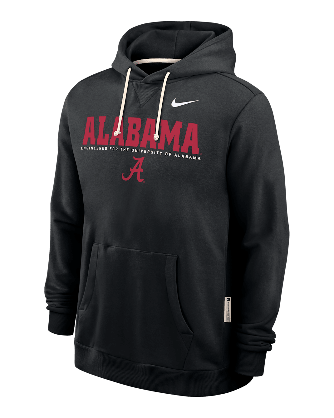 Alabama Sideline Men's Nike Dri-FIT College Pullover Hoodie - Black