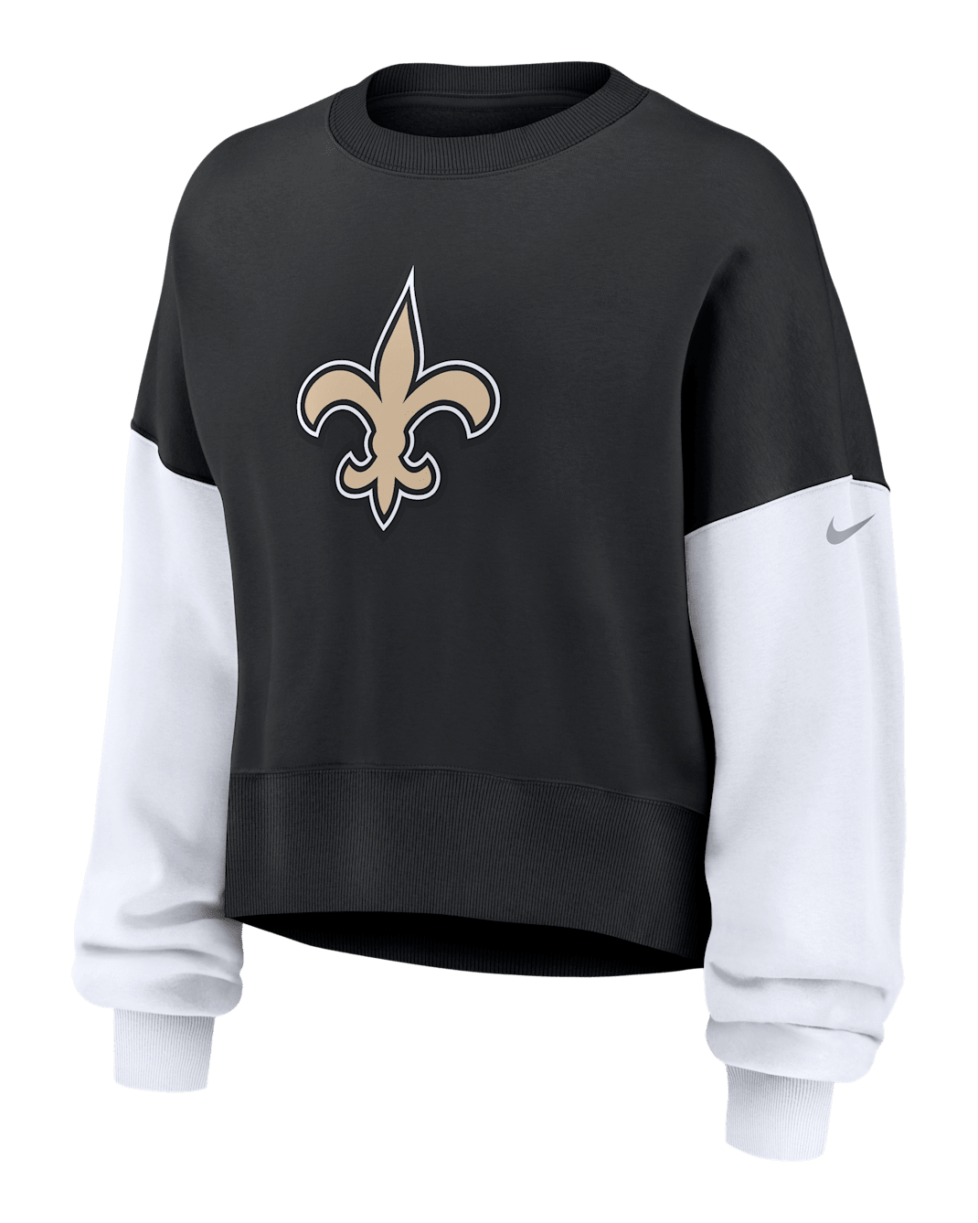 New Orleans Saints Women's Nike NFL Pullover Crew - Black