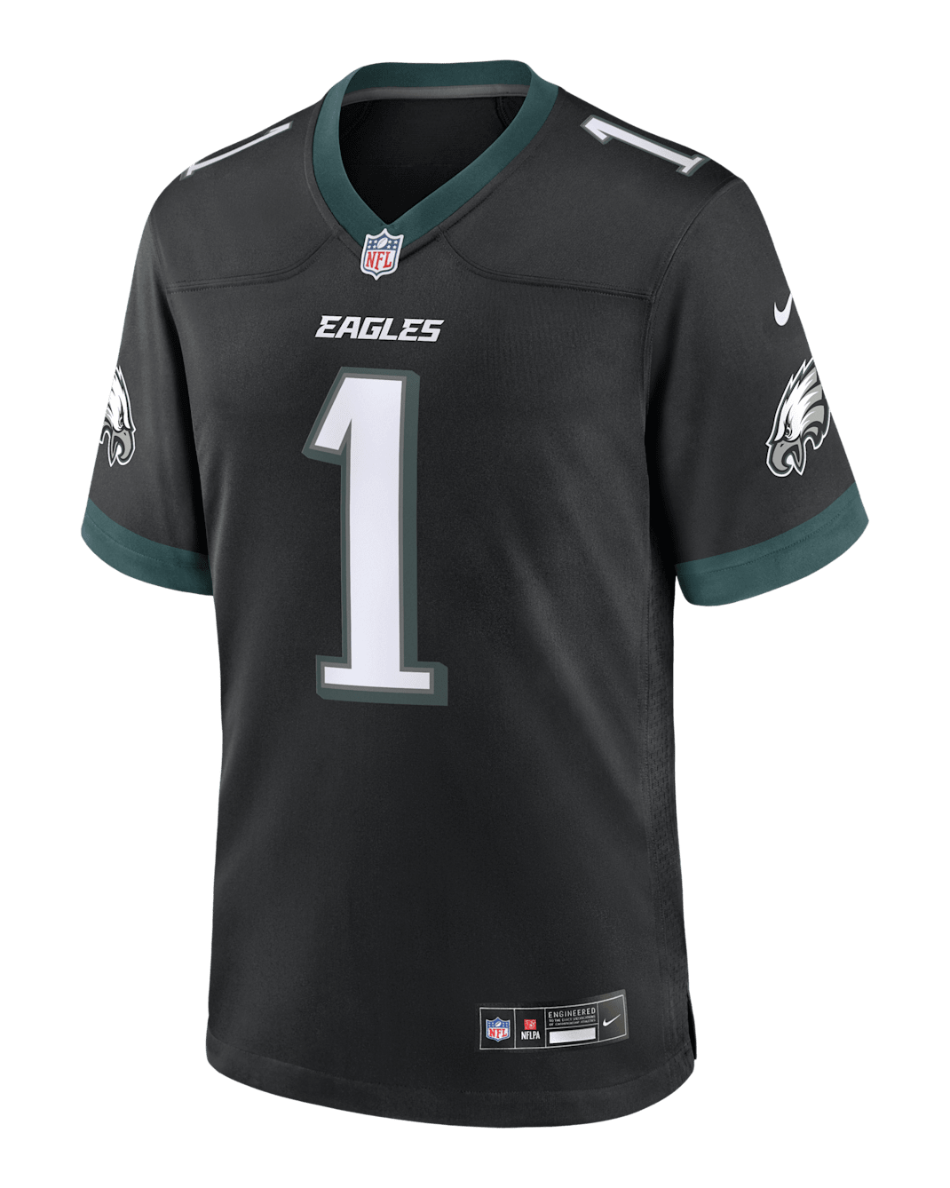 Jalen Hurts Philadelphia Eagles Men's Nike NFL Game Jersey - Black