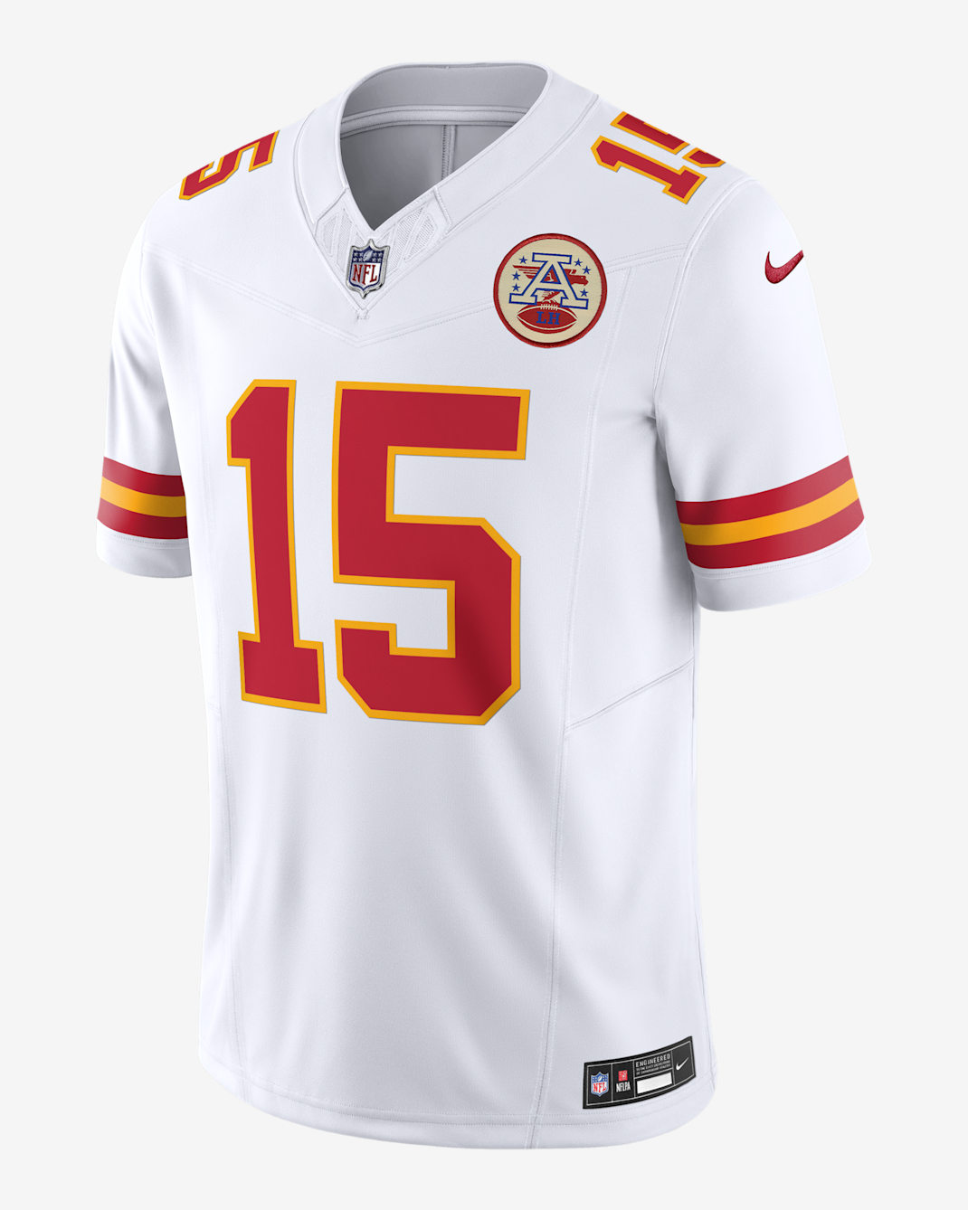 Jersey de fútbol americano para hombre Game NFL Kansas City Chiefs (Patrick Mahomes) - Blanco