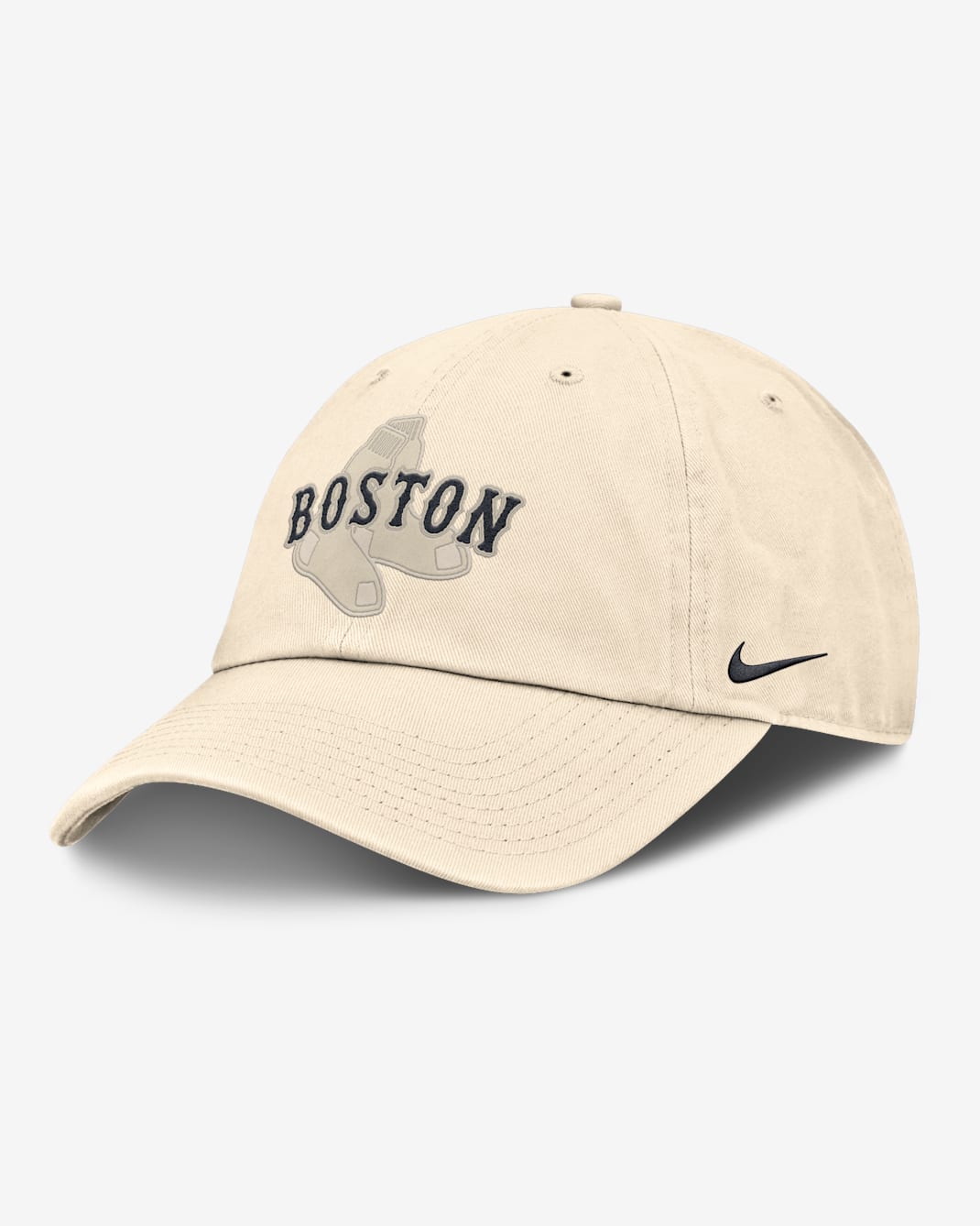 Gorra de algodón orgánico sin estructura para hombre Nike Statement Club Boston Red Sox - Natural