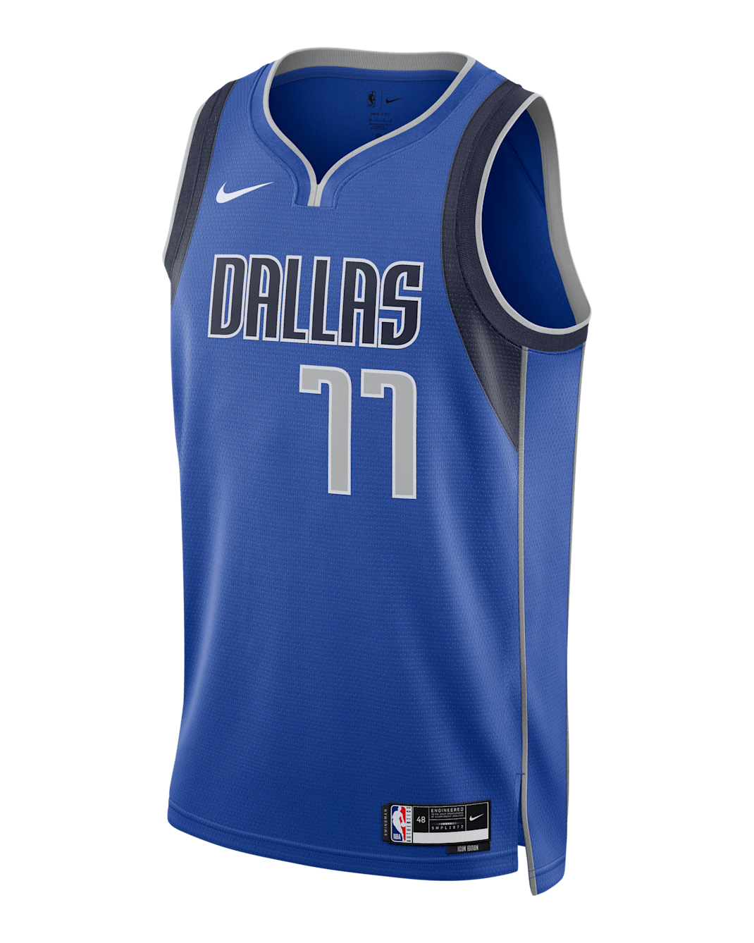 Dallas Mavericks Icon Edition Men's Nike Dri-FIT NBA Swingman Jersey - Game Royal