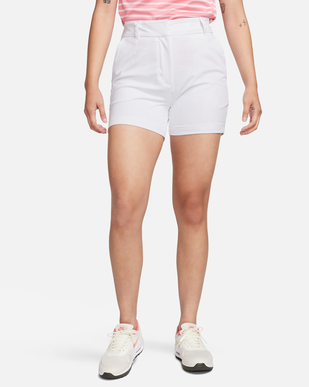 Nike Dri-FIT Victory Women's 13cm (approx.) Golf Shorts - White/Black