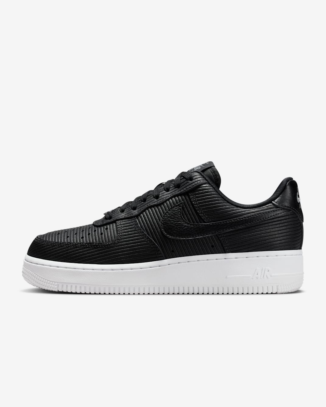 Nike Air Force 1 '07 Women's Shoes - Black/Smoke Grey/Metallic Silver/Black