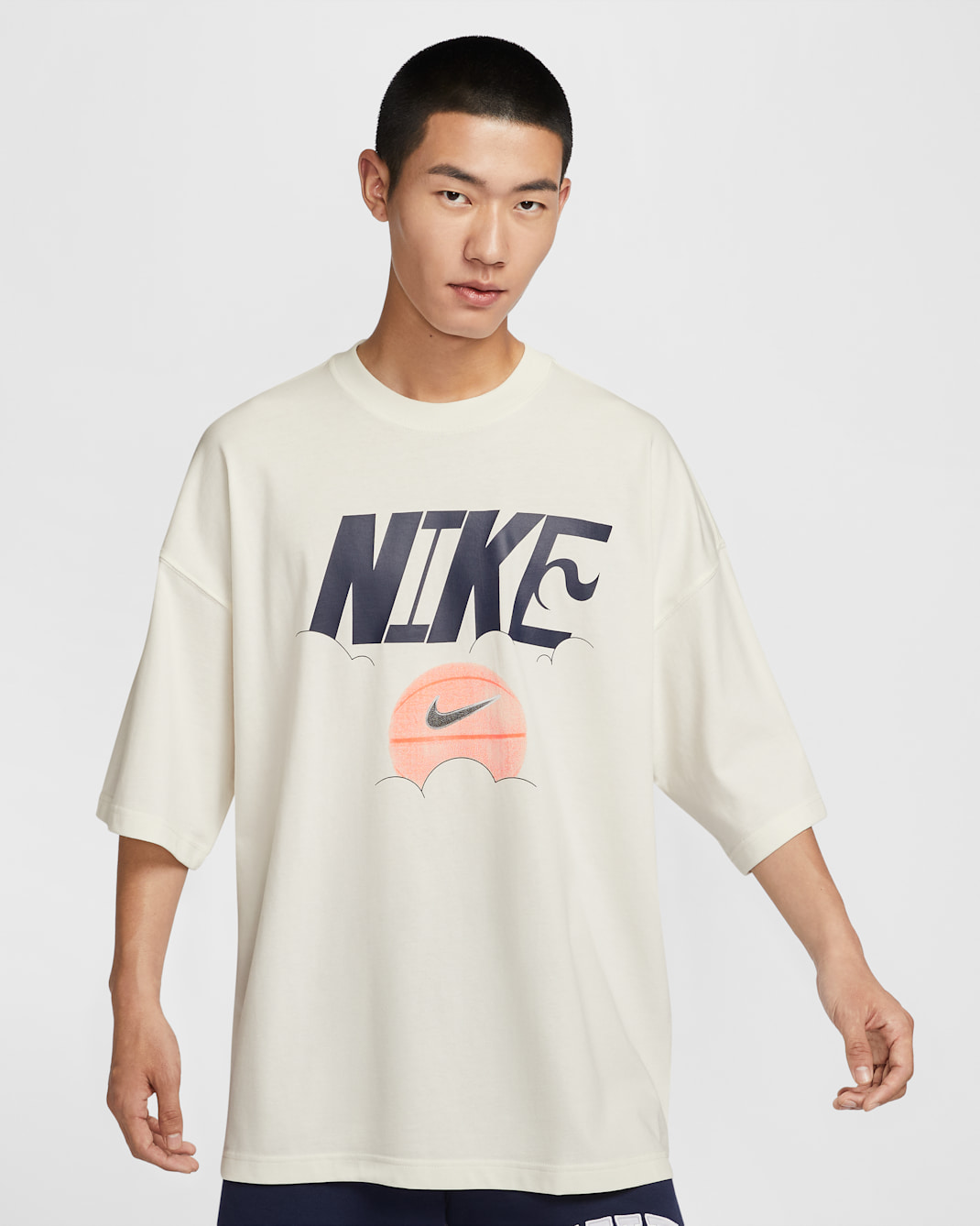 Nike Men's Basketball T-shirt - Sail