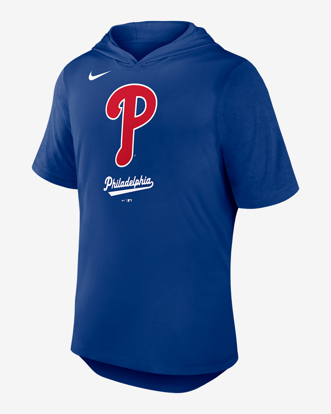 Playera Nike Dri-FIT de la MLB con gorro para hombre Philadelphia Phillies Logo - Royal