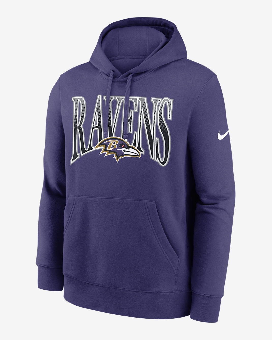 Baltimore Ravens Rewind Club Men's Nike NFL Pullover Hoodie - Purple