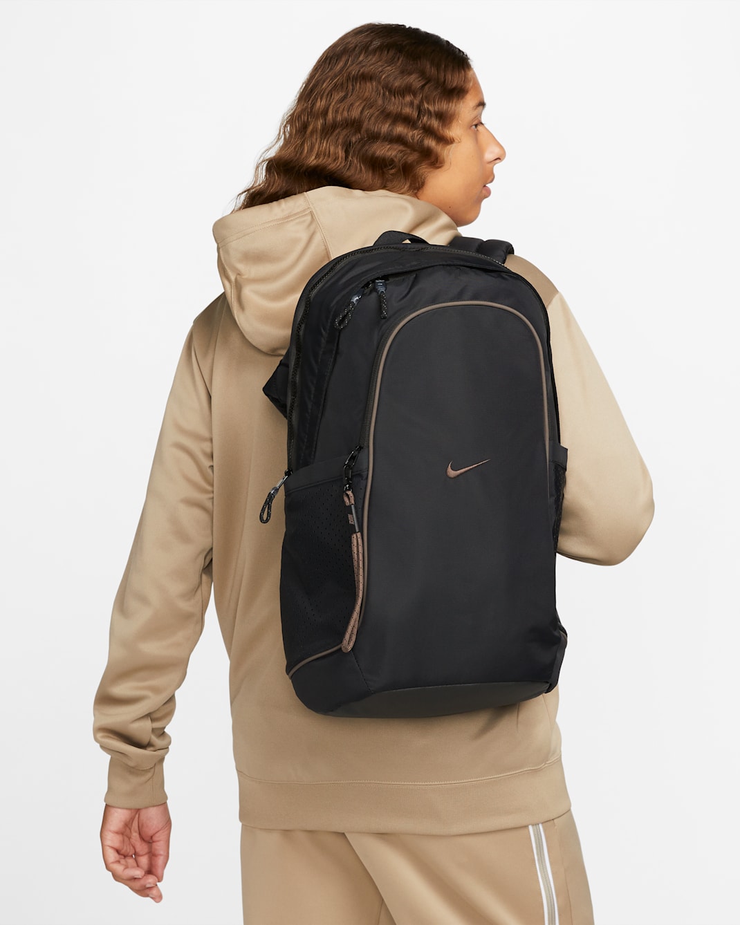 Nike Sportswear Essentials Backpack (20L) - Black/Black/Ironstone