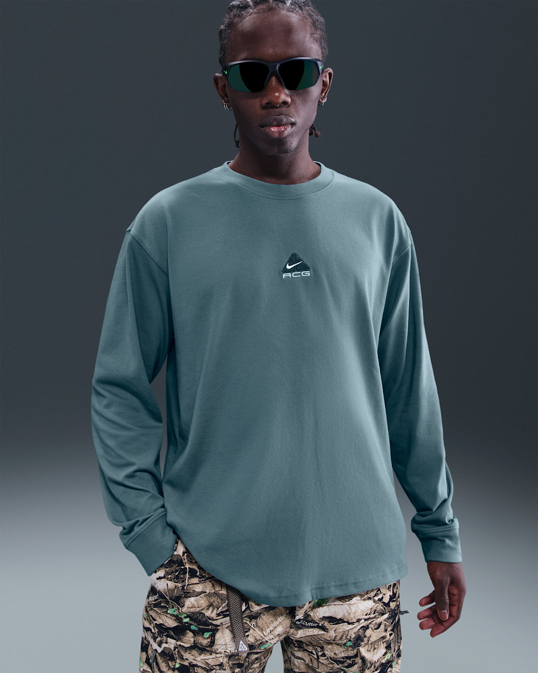 Nike ACG "Lungs" Men's Long-Sleeve T-Shirt - Smokey Blue