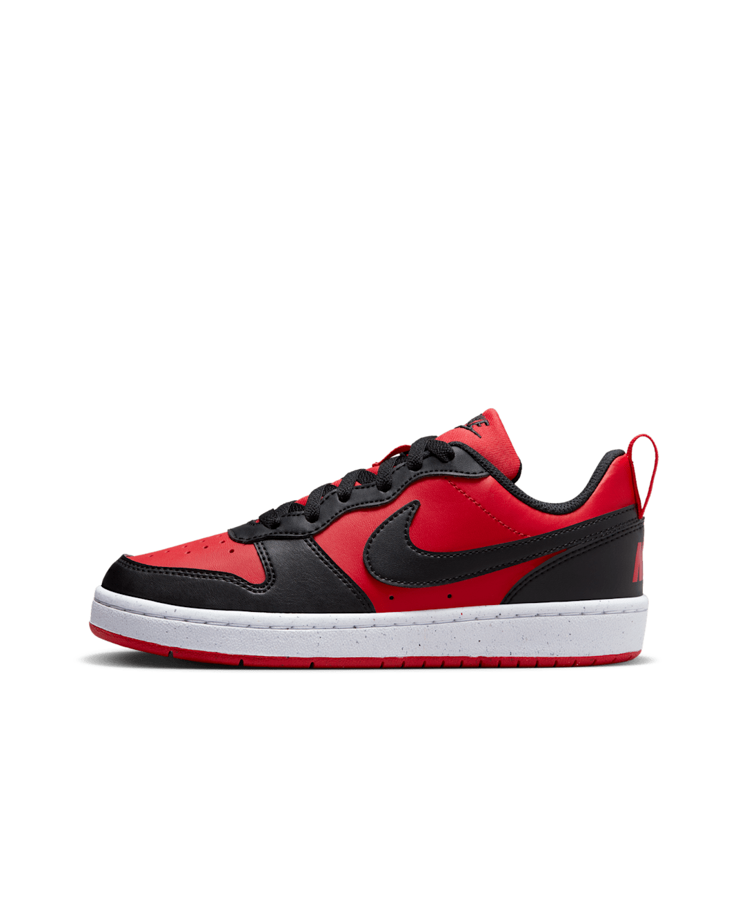 Nike Court Borough Low Recraft Big Kids' Shoes - University Red/White/Black
