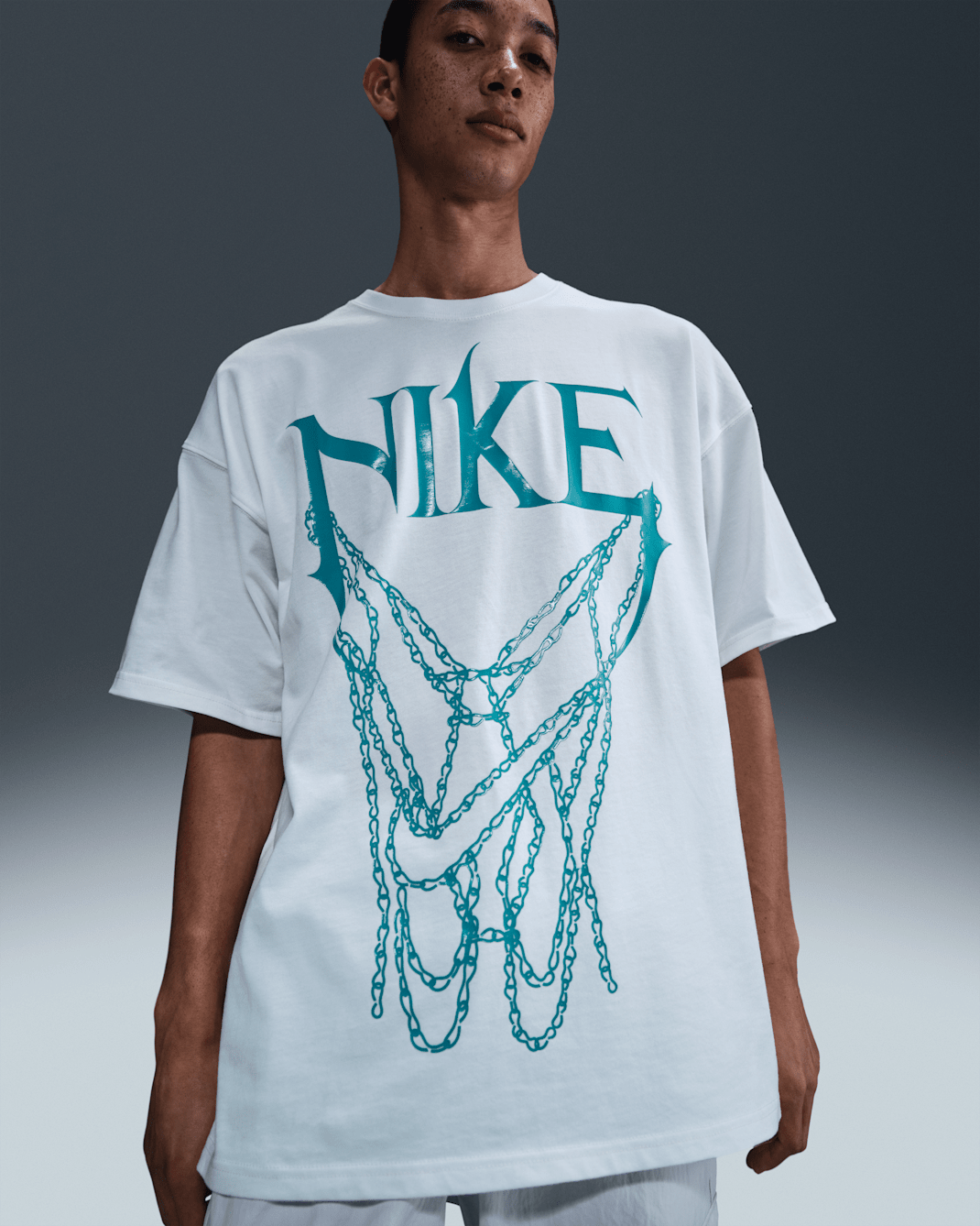Nike Playera de básquetbol para hombre - Blanco
