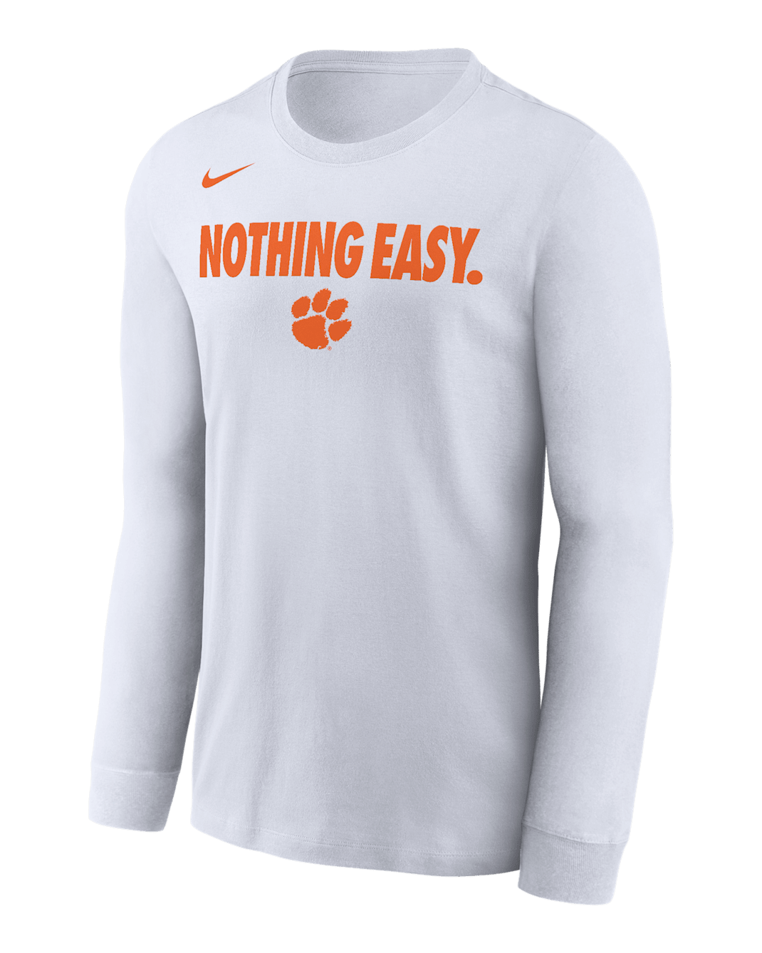 Clemson Men's Nike College Long-Sleeve T-Shirt - White