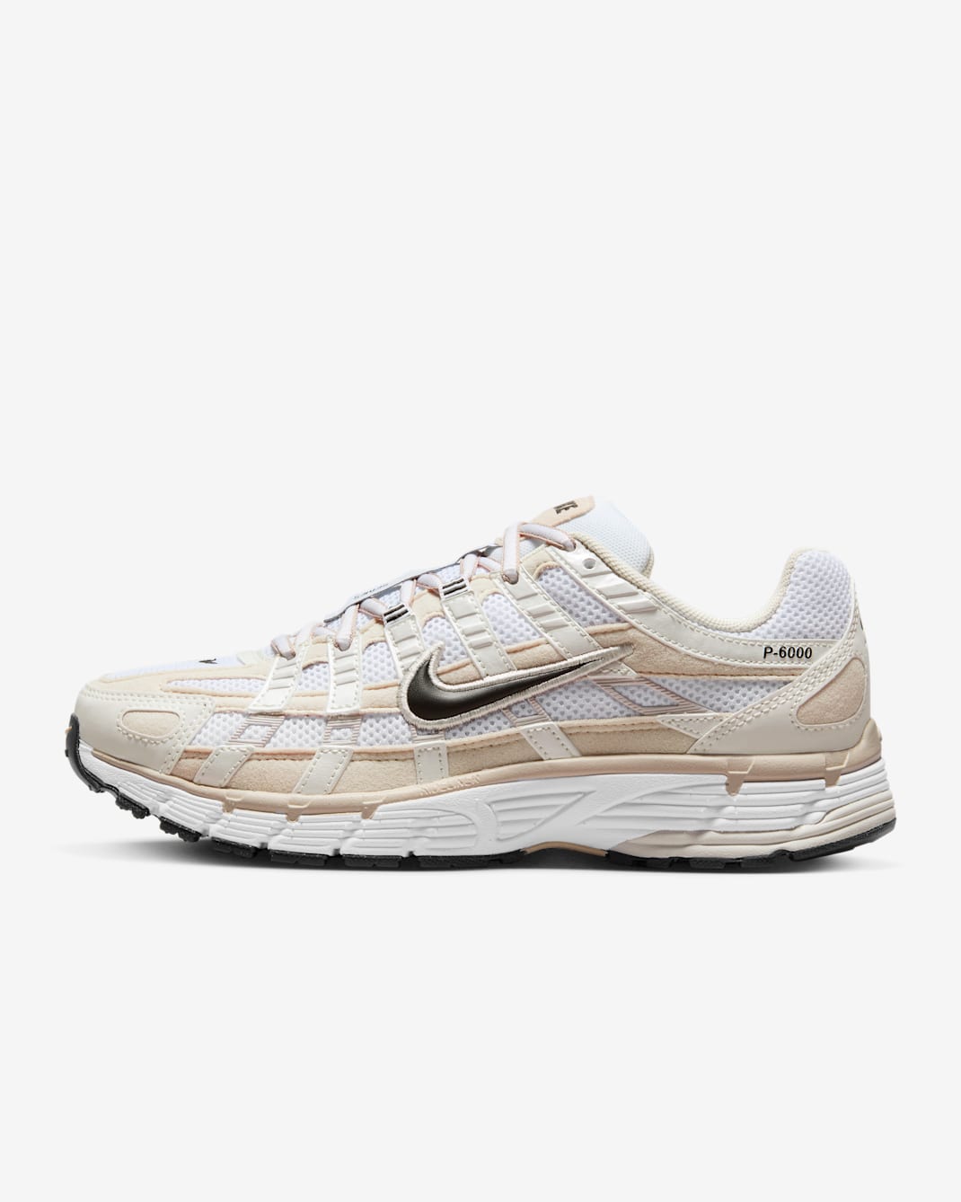 Nike P-6000 Women's Shoes - Light Orewood Brown/White/Metallic Summit White/Black