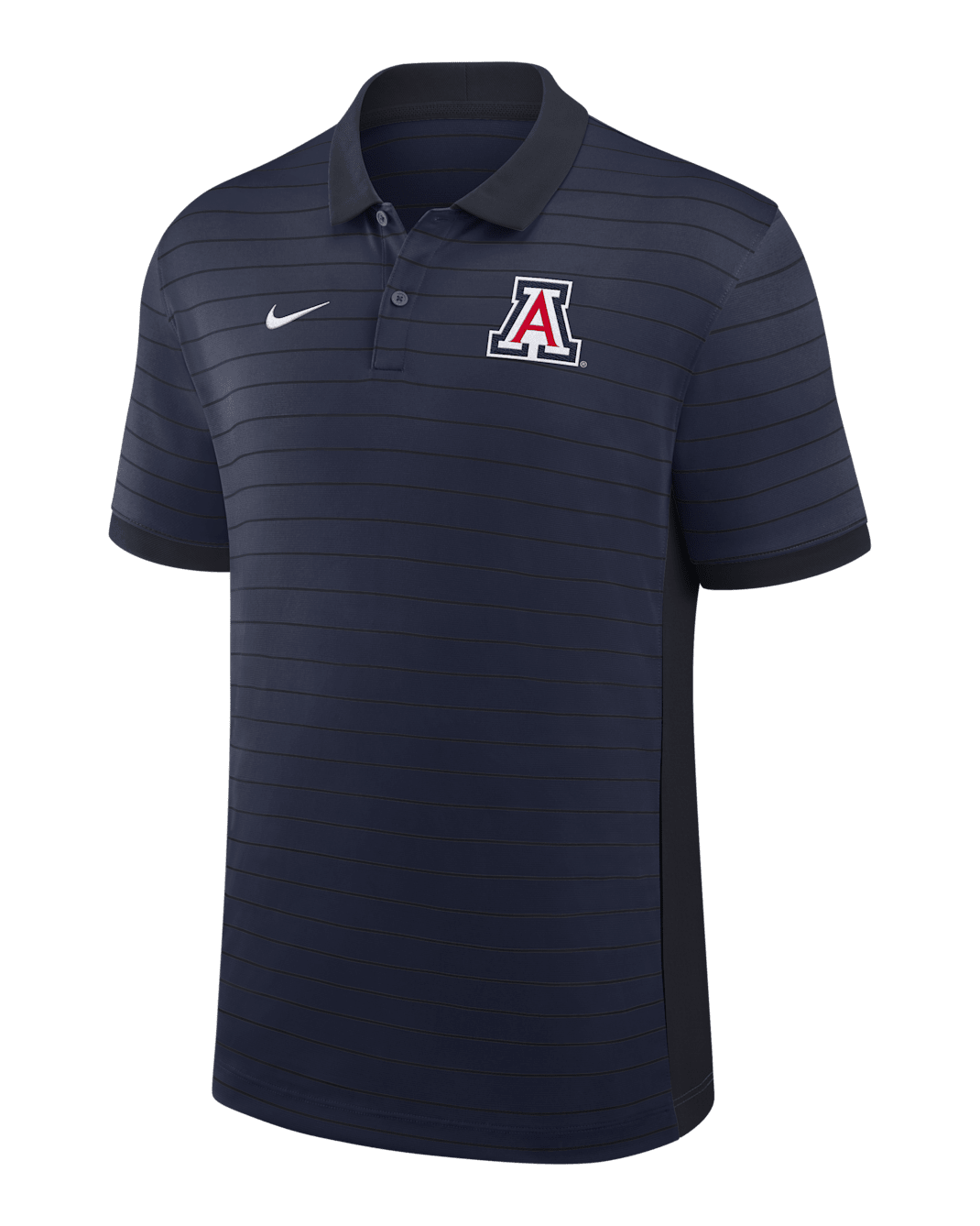 Arizona Sideline Victory Stripe Men's Nike Dri-FIT College Polo - Navy