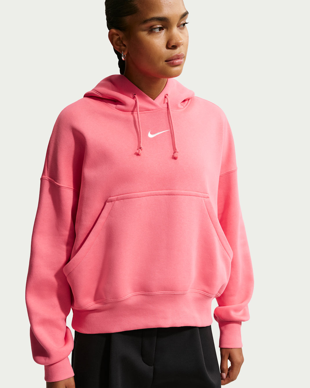 Nike Sportswear Phoenix Fleece Women's Over-Oversized Pullover Hoodie - Sea Coral/Sail