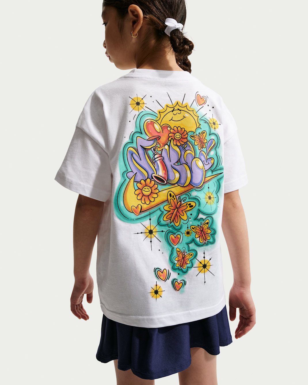 Nike Sportswear Big Kids' T-Shirt - White