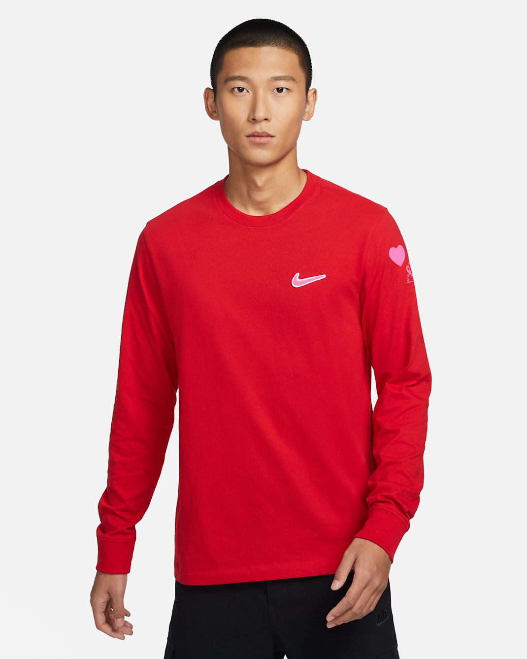 Nike Sportswear 長袖 T 恤 - University Red