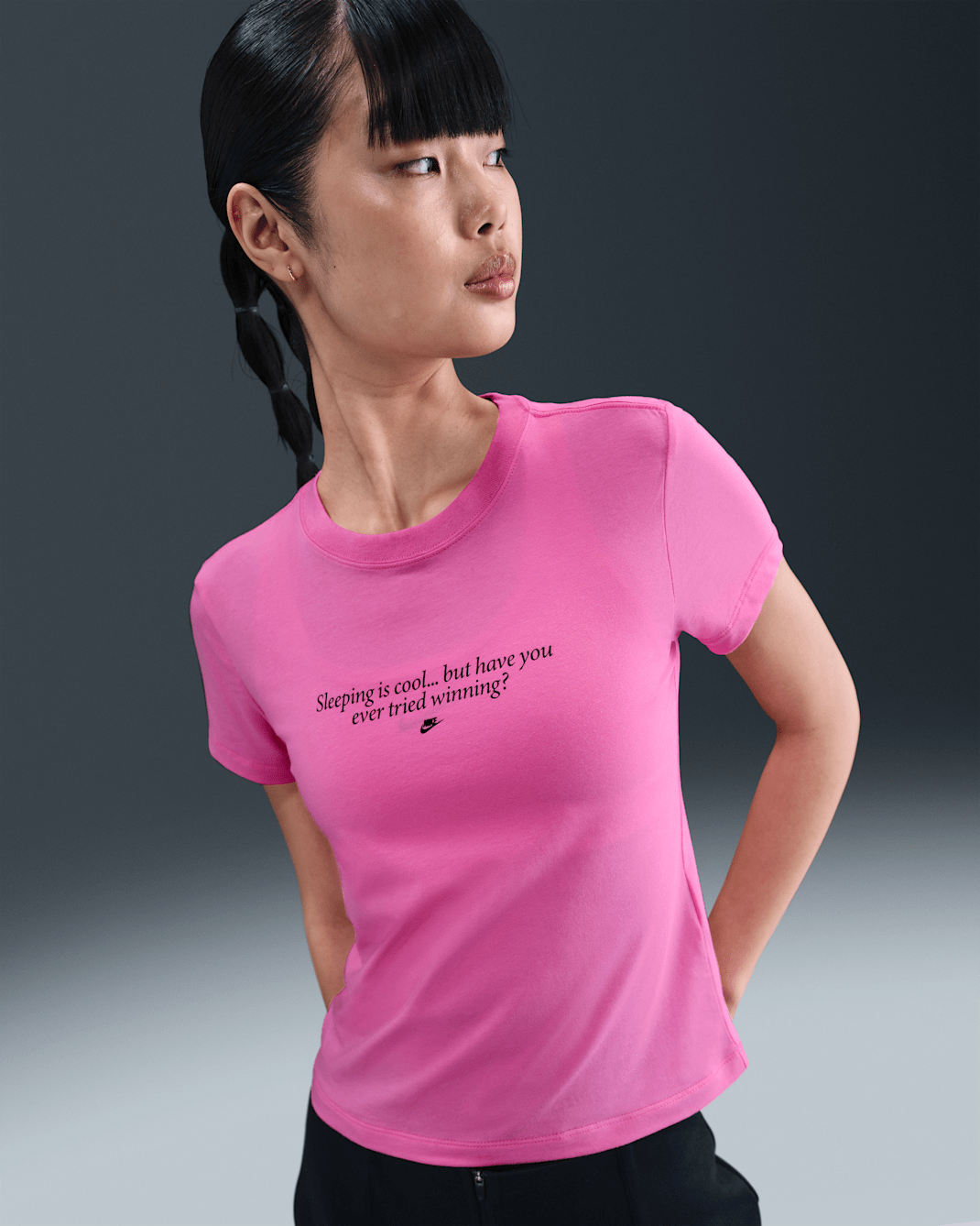 Nike Sportswear Chill Knit Women's Slim T-Shirt - Playful Pink