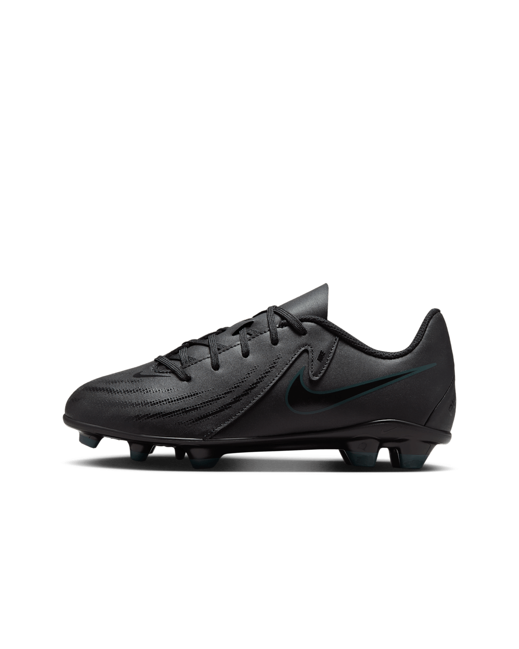 Nike Jr. Phantom GX 2 Club Older/Younger Kids' Multi-Ground Low-Top Football Boot - Black/Deep Jungle/Black