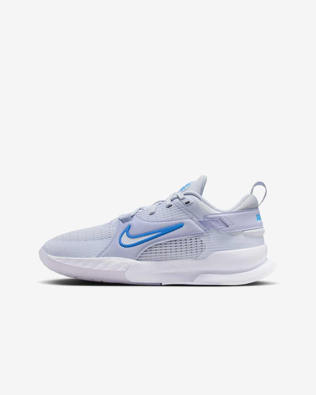 Nike Crosscourt Younger/Older Kids' Shoes - Football Grey/University Blue/Ghost/White