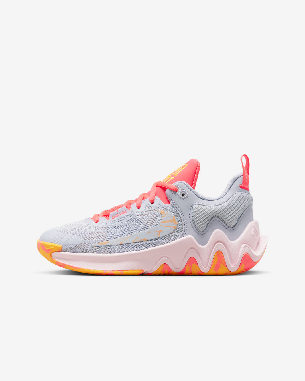 Giannis Immortality 2 大童籃球鞋 - Hot Punch/Pink Foam/Laser Orange/University Blue