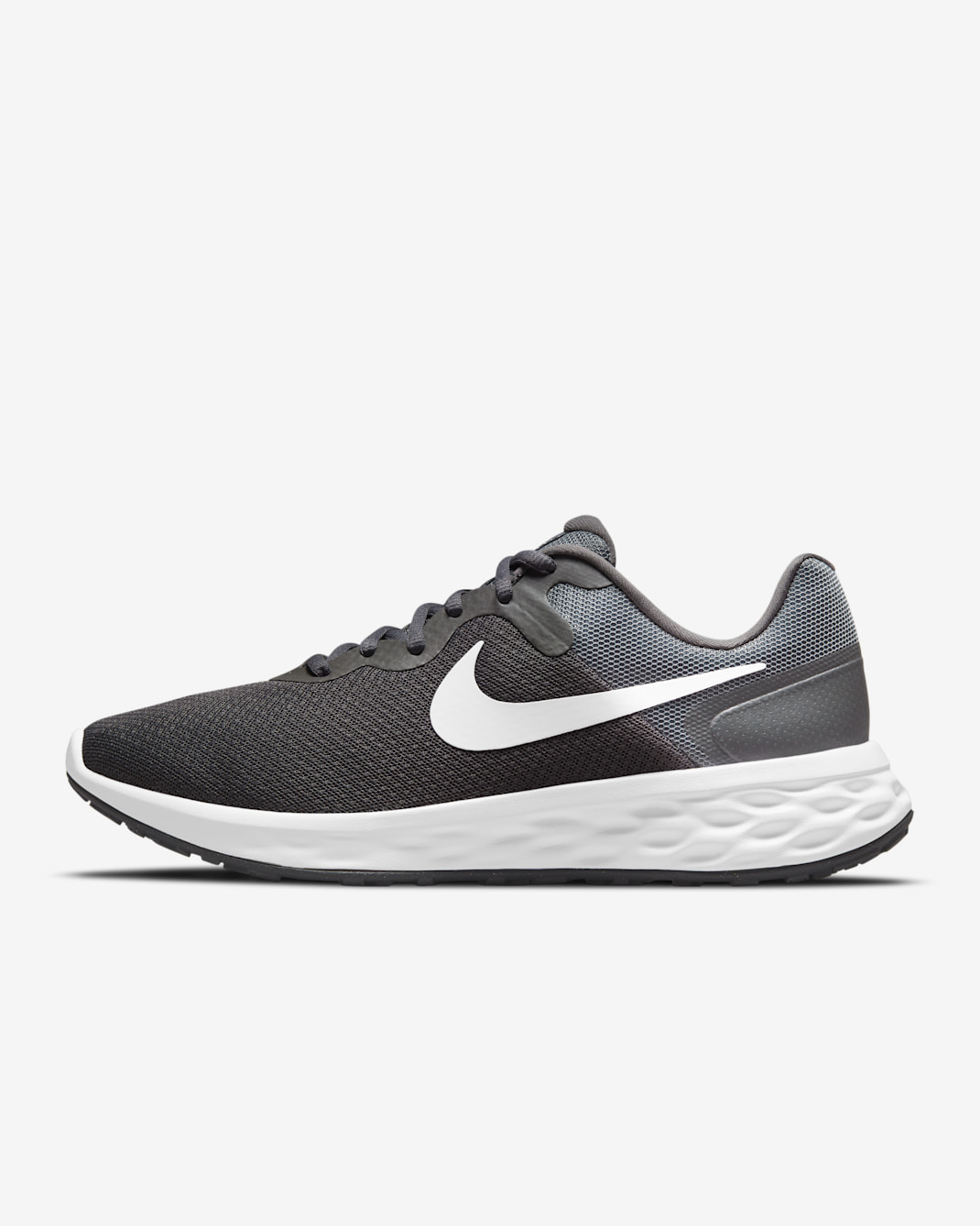 Nike Revolution 6 Men's Road Running Shoes - Iron Grey/Smoke Grey/Black/White