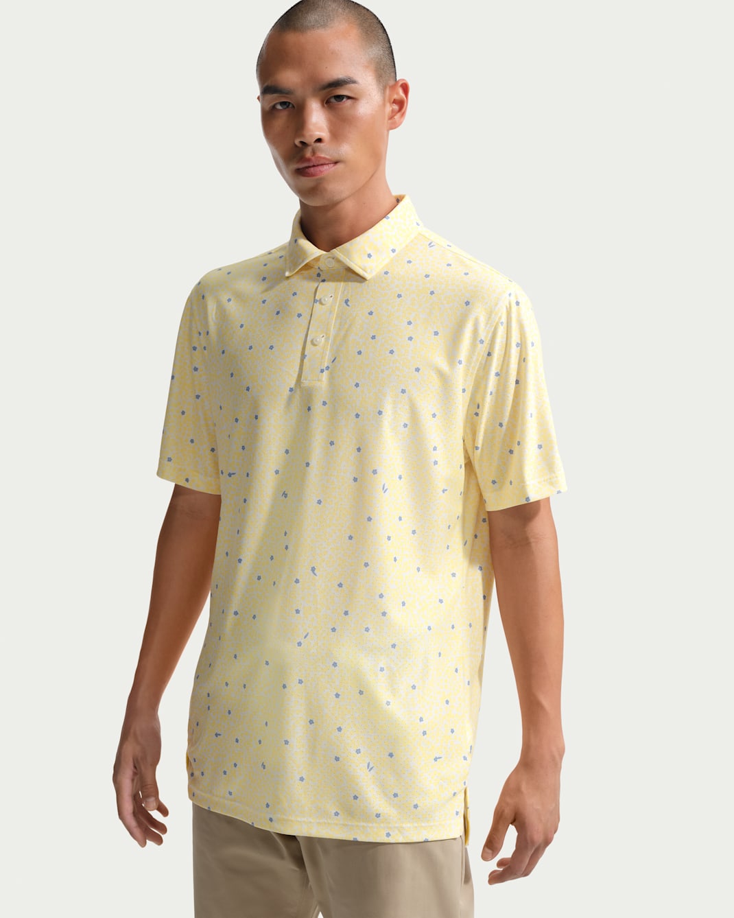 Nike Tailored Performance Men's Dri-FIT Golf Polo - Soft Yellow/Soft Yellow