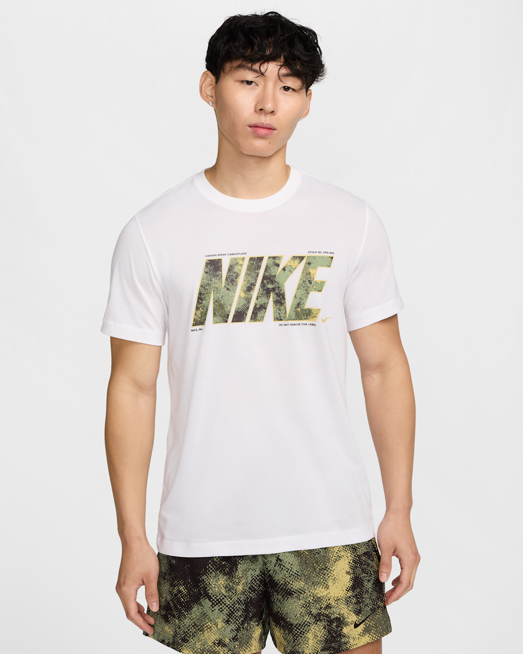 Nike Men's Dri-FIT Fitness T-Shirt - White