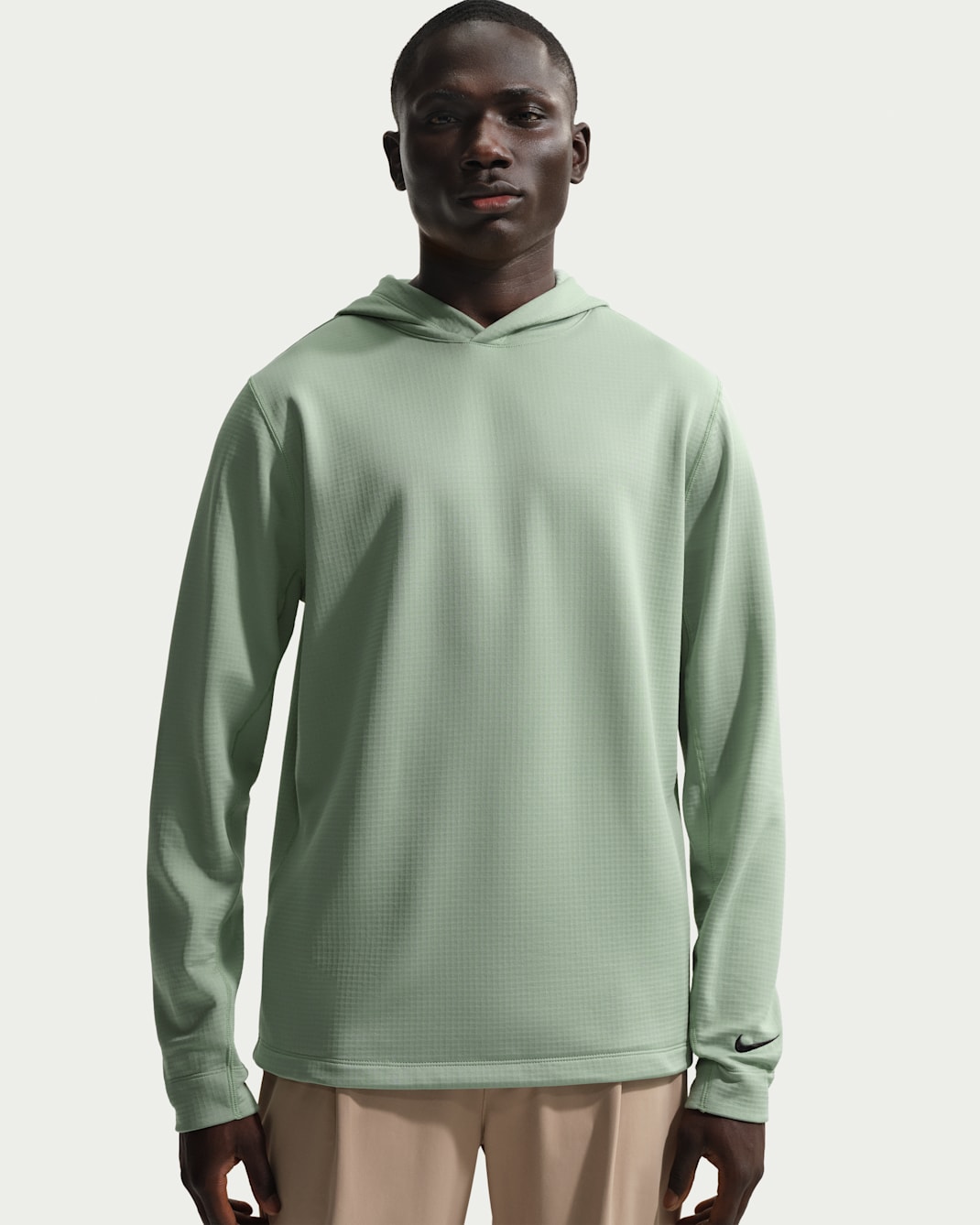 Nike Velocity Men's Therma-FIT Golf Hoodie - Steam/Black