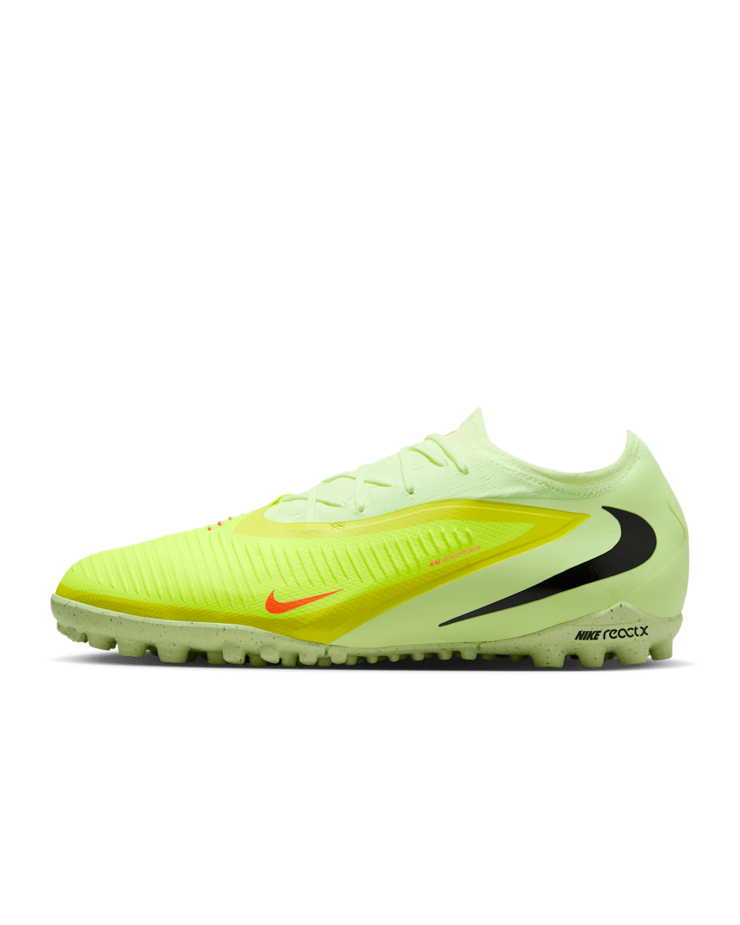 Nike Phantom 6 Low Pro Turf Football Shoe - Hyper Crimson/Limelight/Black