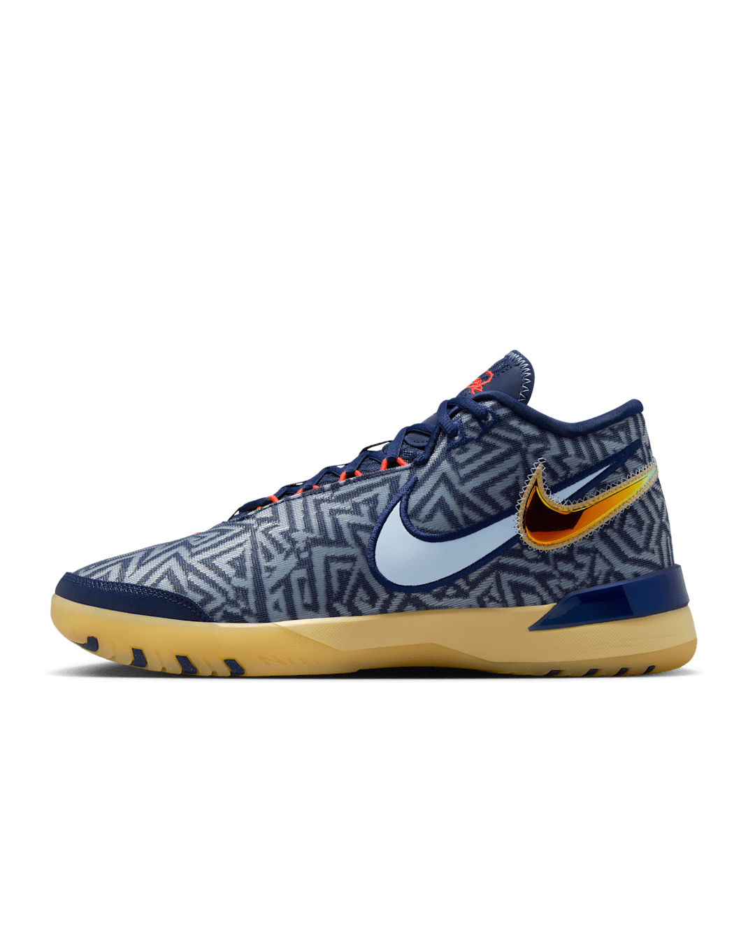 LeBron NXXT Genisus Basketball Shoes - Midnight Navy/Soft Yellow/Bright Crimson/Light Armory Blue