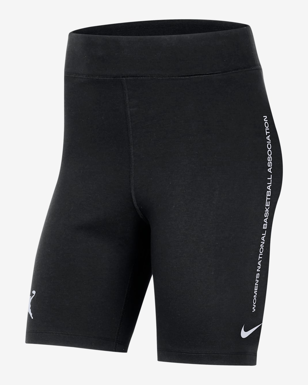 Team 13 Women's Nike WNBA 8" Biker Shorts - Black/White