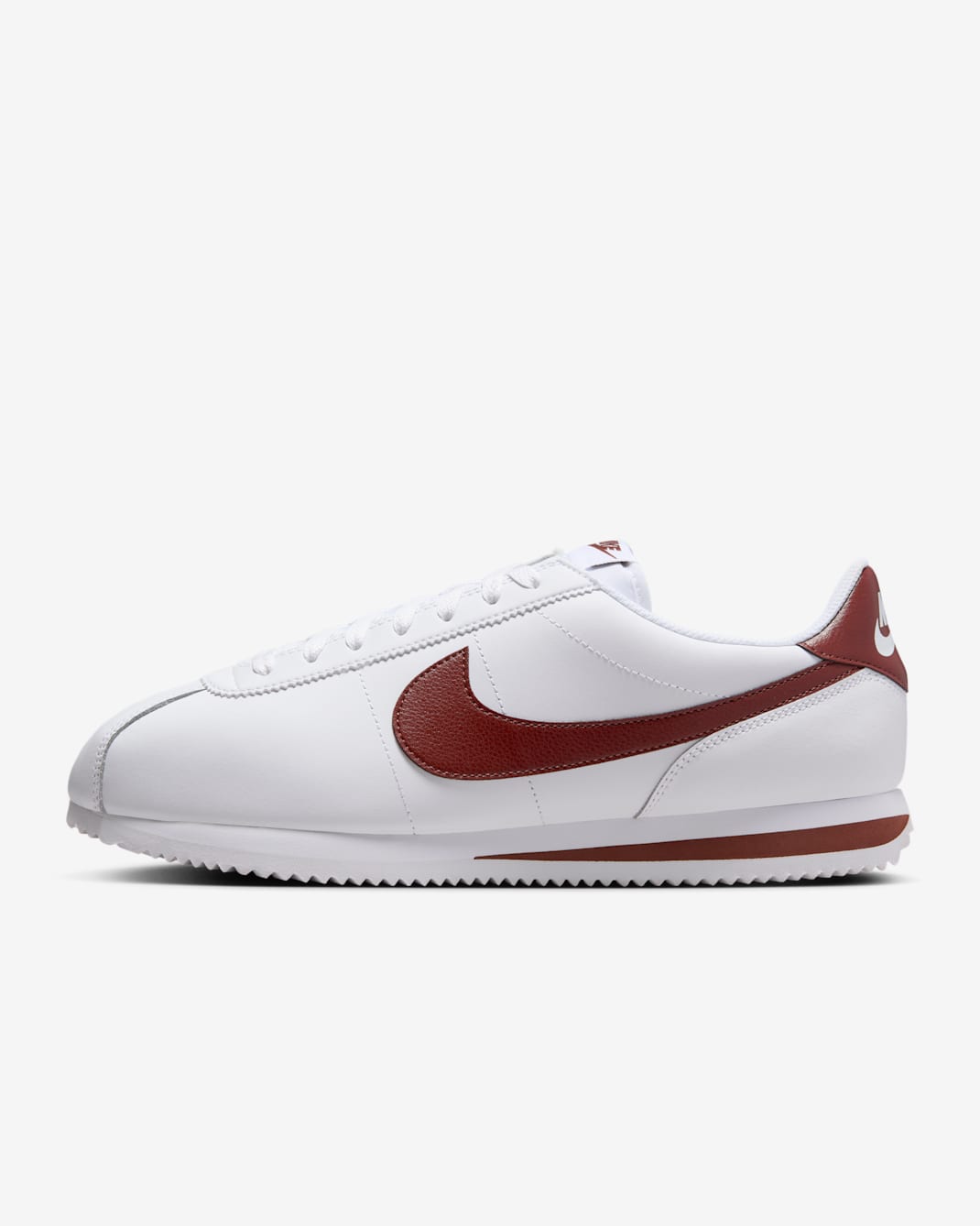 Nike Cortez 皮革男鞋 - 白色/Dark Pony