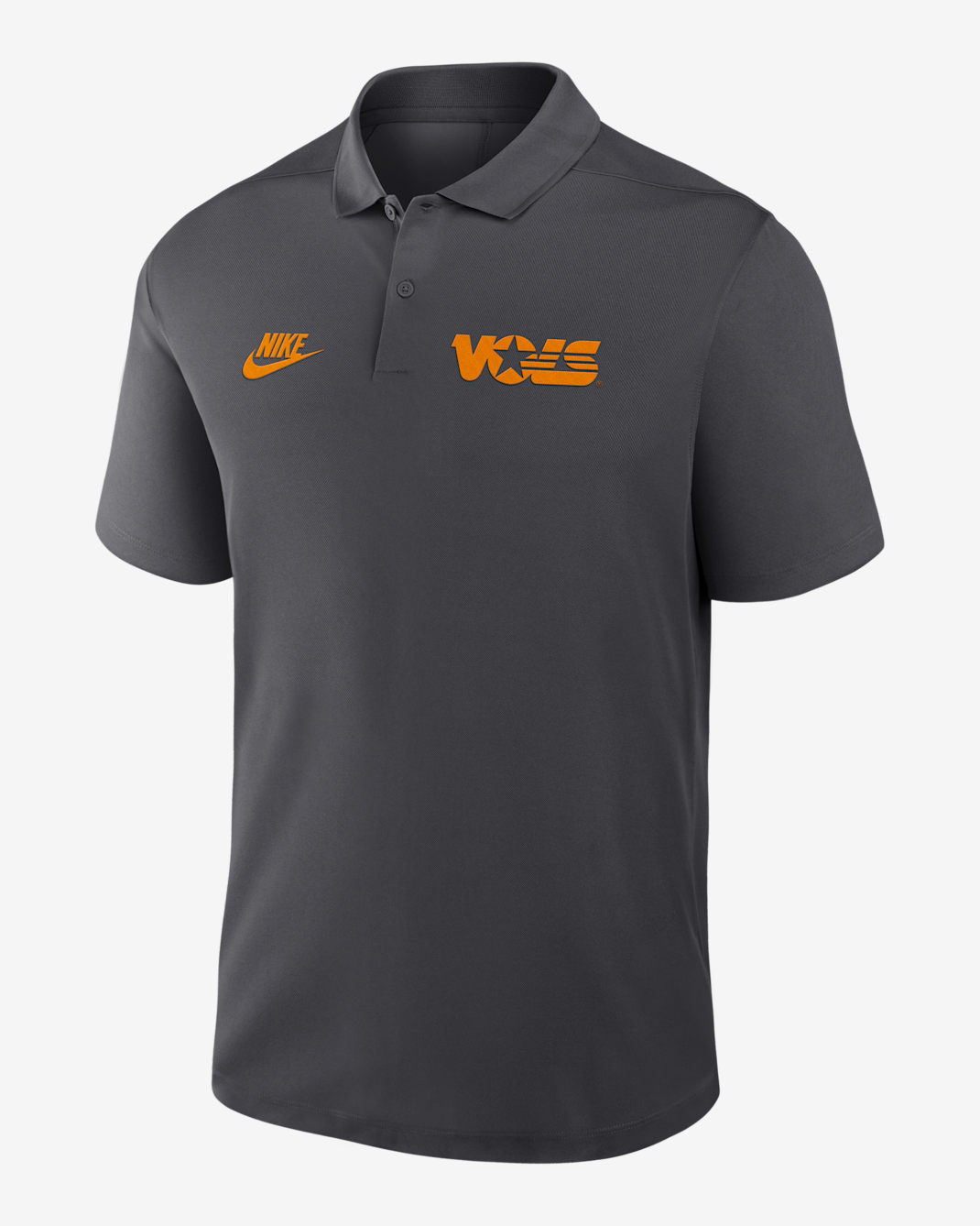 Tennessee Primetime Victory Legacy Vault Logo Men's Nike Dri-FIT College Polo - Anthracite