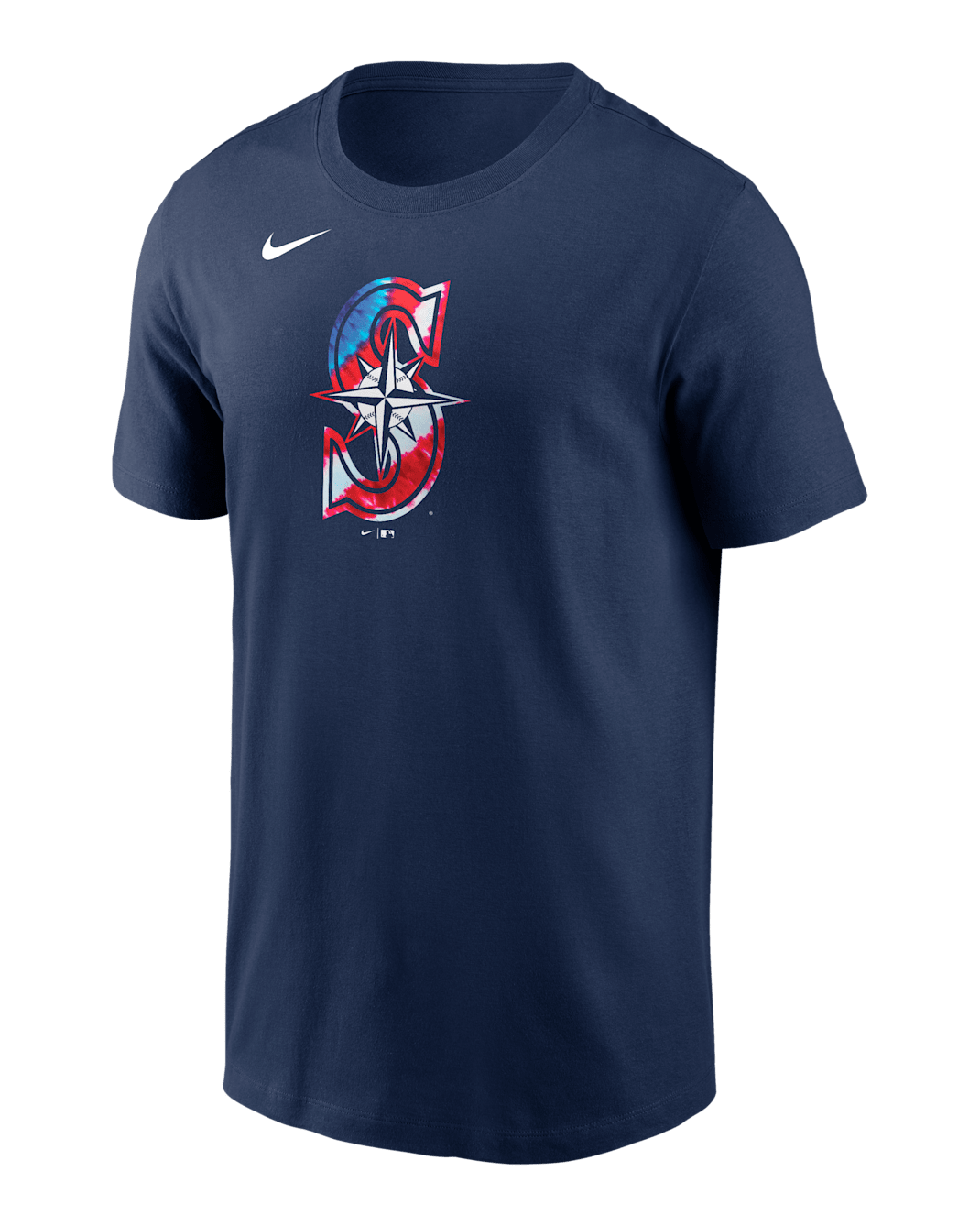Playera Nike de la MLB para hombre Seattle Mariners Americana - Azul marino