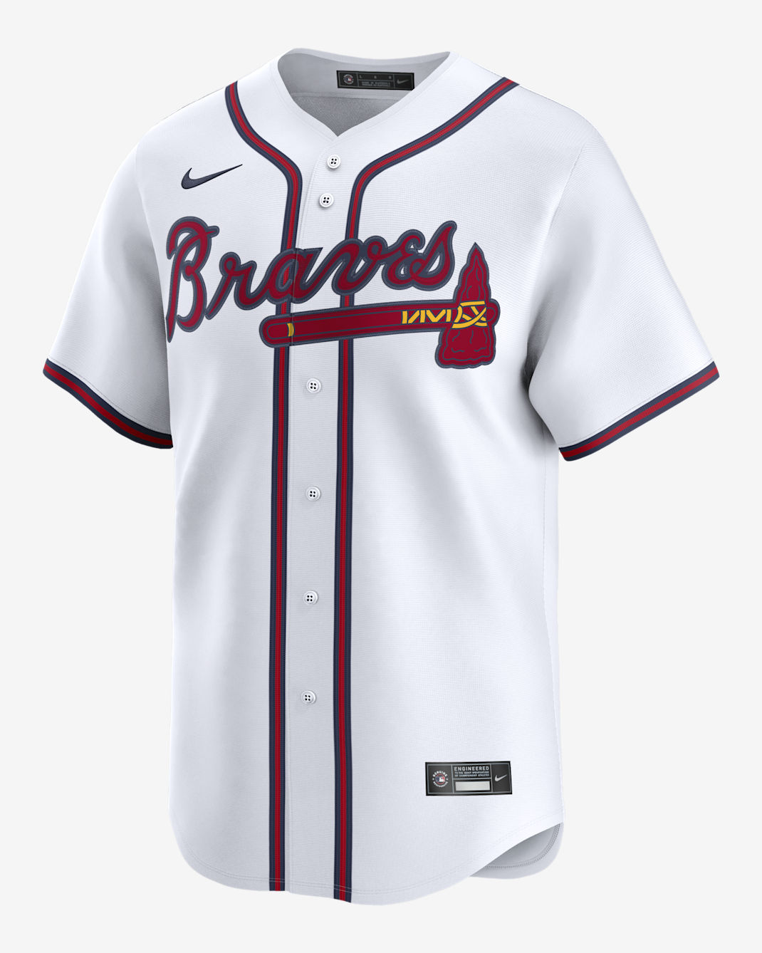 Deion Sanders Atlanta Braves Men's Nike Dri-FIT MLB Limited Jersey - White