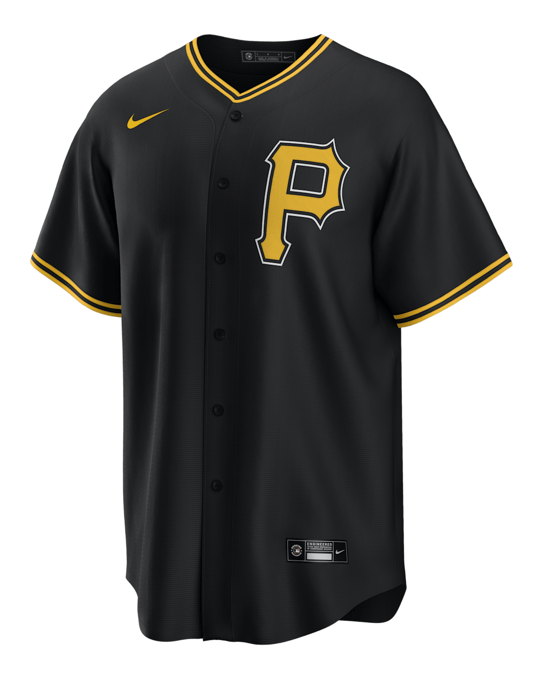 MLB Pittsburgh Pirates Men's Replica Baseball Jersey - Black