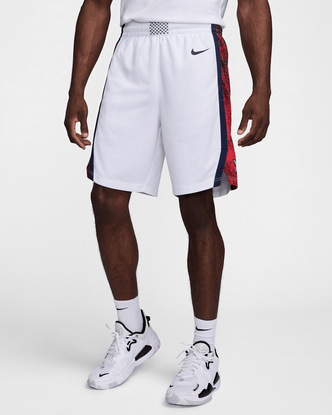 ABD Sınırlı Üretim Nike Basketball Erkek Şortu - Beyaz/Obsidian