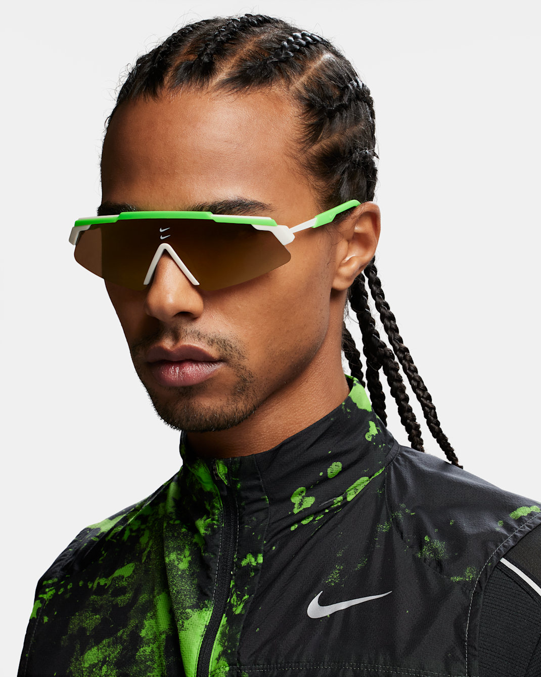 Nike Marquee Mirrored Sunglasses - Green Strike