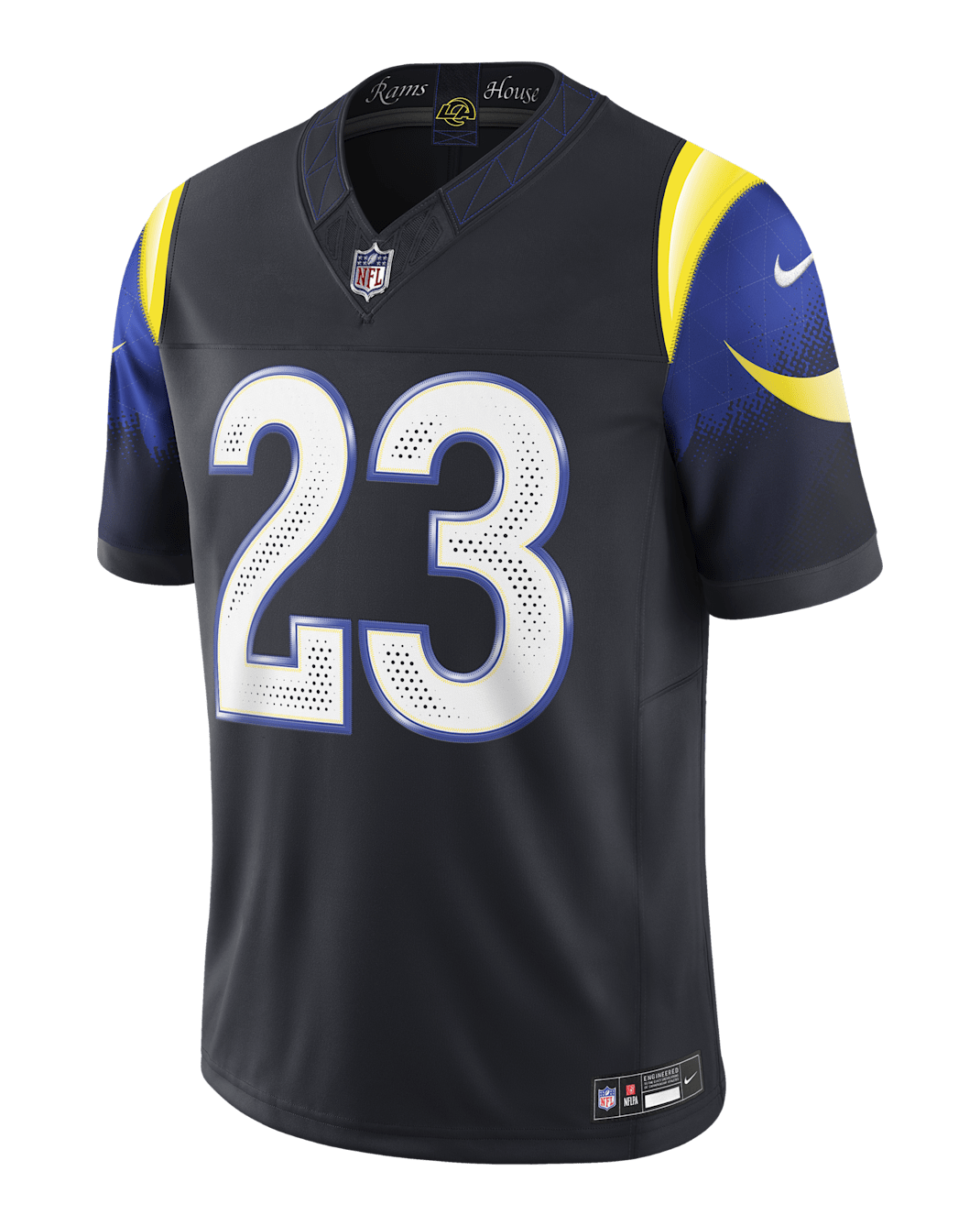 Kyren Williams Los Angeles Rams Rivalries Collection Men's Nike Dri-FIT NFL Limited Jersey - Blue