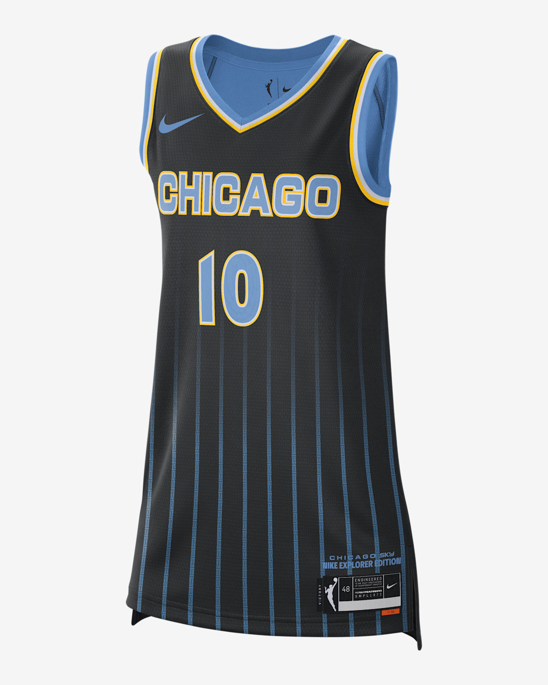 Chicago Sky Explorer Edition Nike Dri-FIT WNBA Victory Jersey - Black