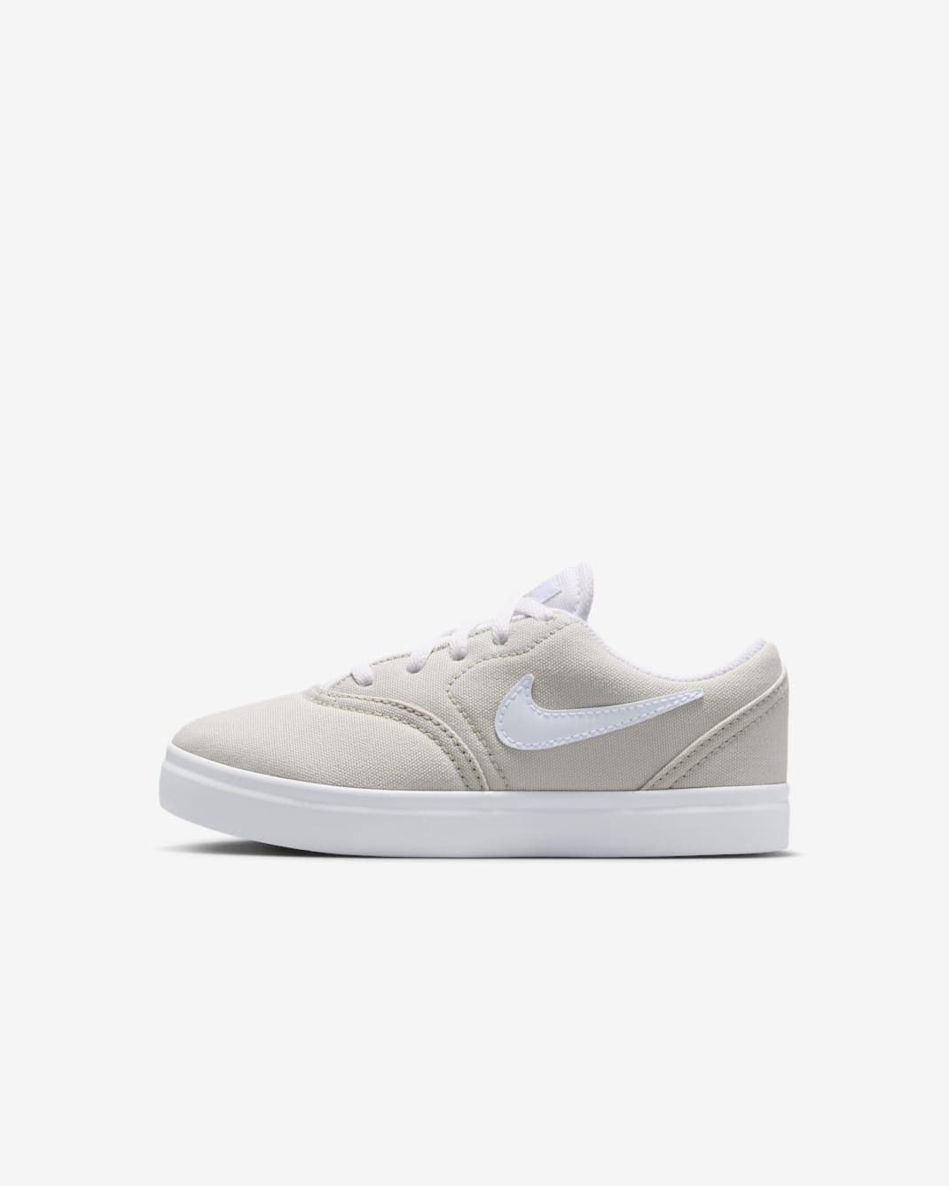Nike SB Check Canvas Little Kids' Skate Shoes - Light Bone/White