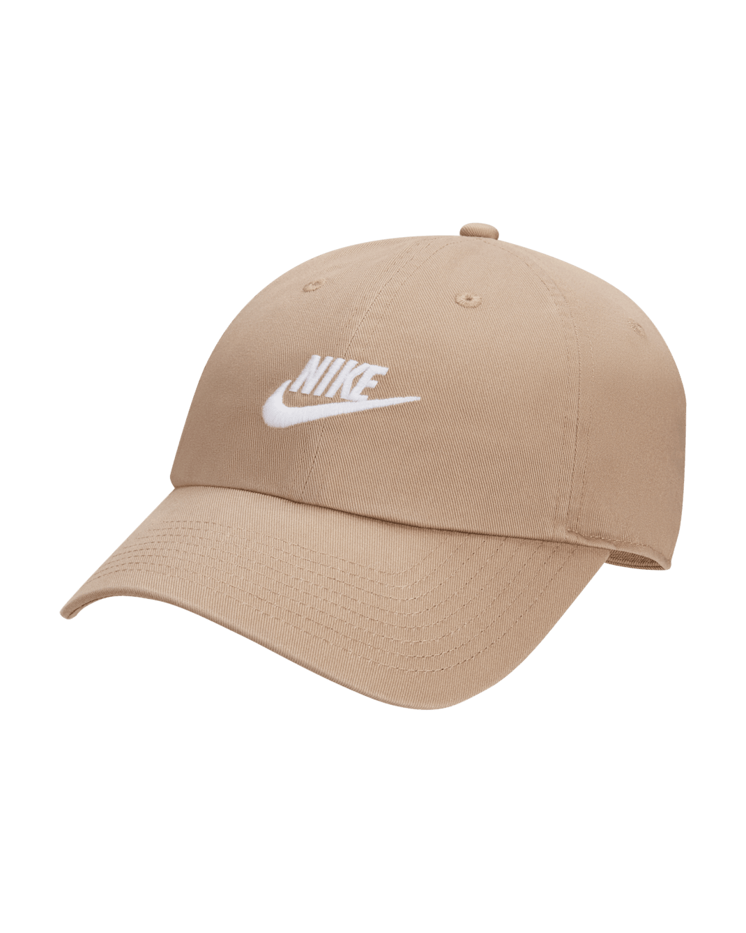 Nike Club Unstructured Futura Wash Cap - Khaki/White