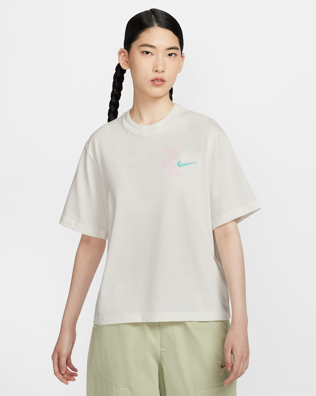 Nike Sportswear Women's Boxy T-Shirt - Sail