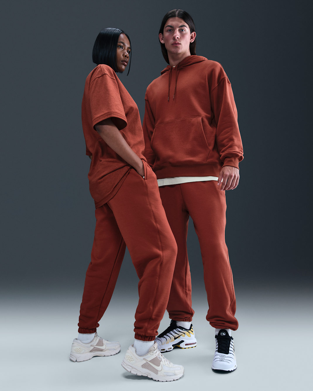 Nike Wool Classics Fleece Trousers - Mars Stone