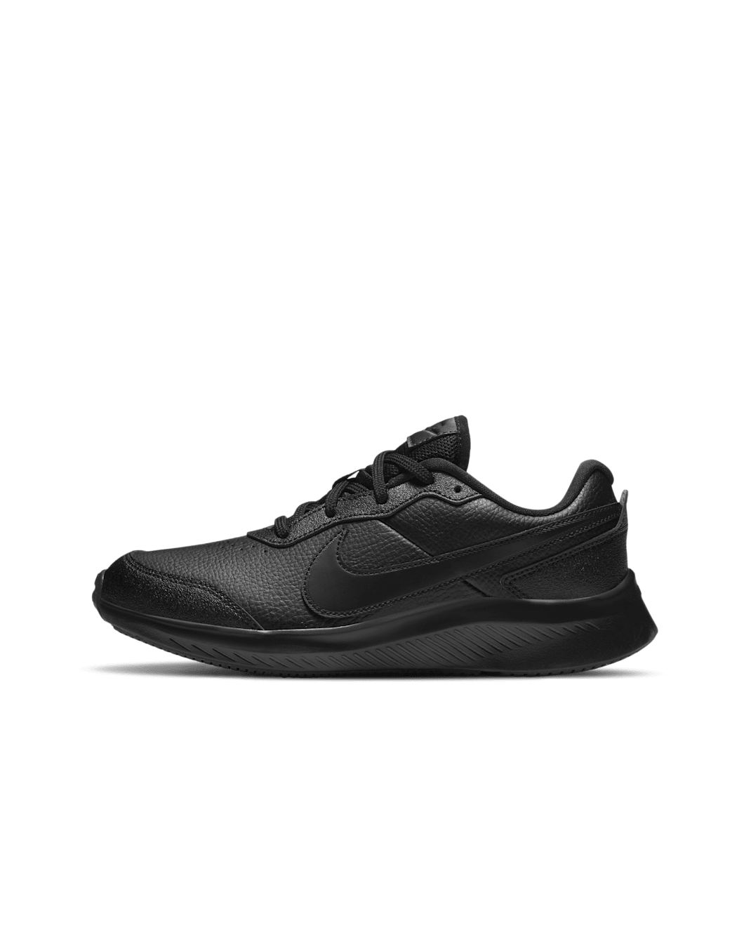 Nike Varsity Older Kids' Road Running Shoes - Black/Black/Black