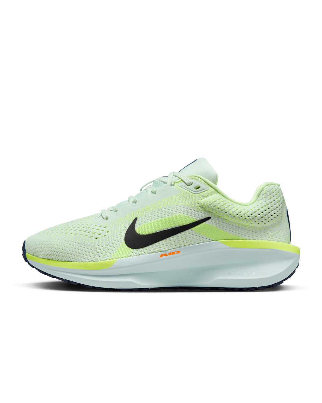 Nike Winflo 11 Women's Road Running Shoes - Barely Green/Volt/Total Orange/Black