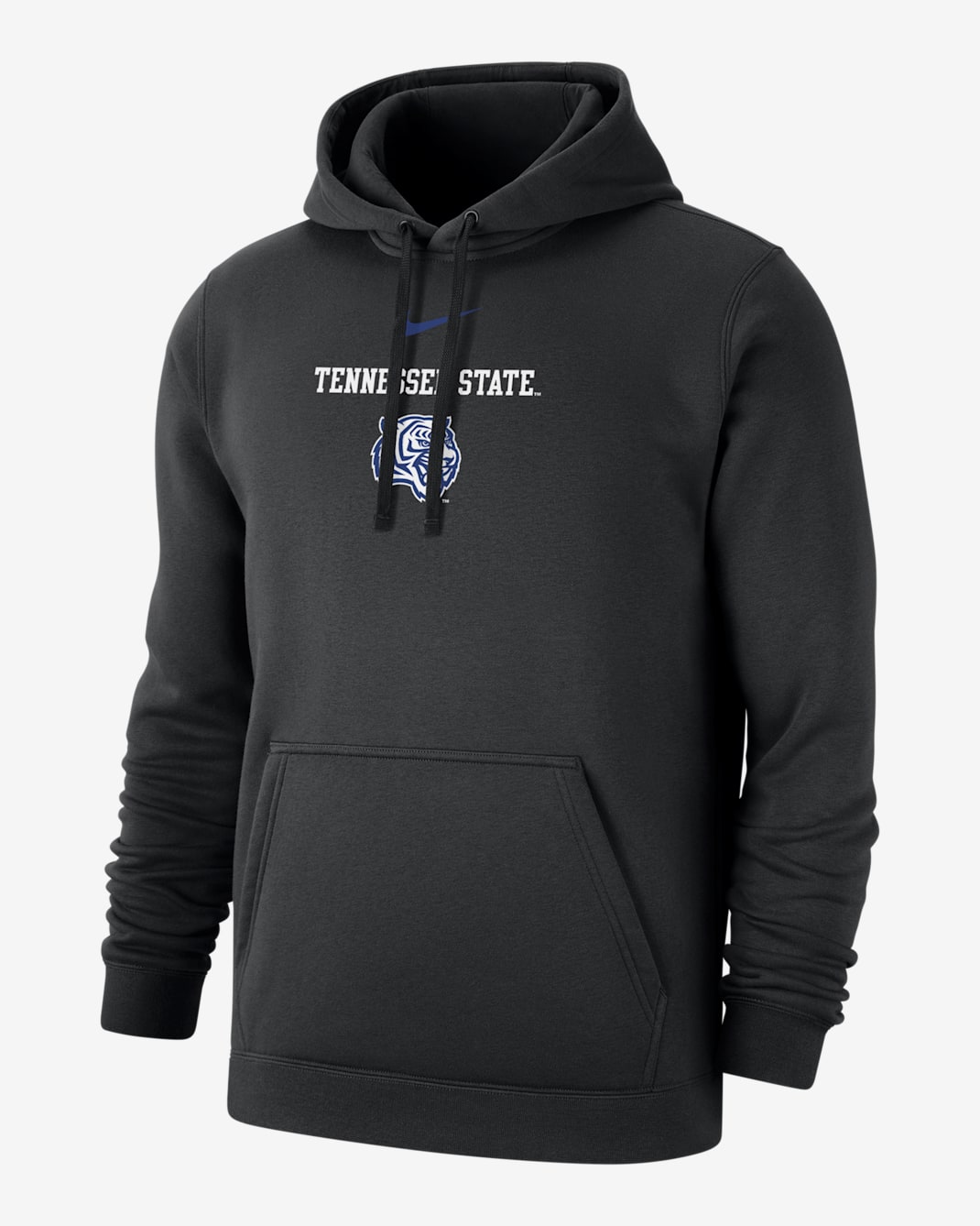 Tennessee State Club Fleece Men's Nike College Hoodie - Black
